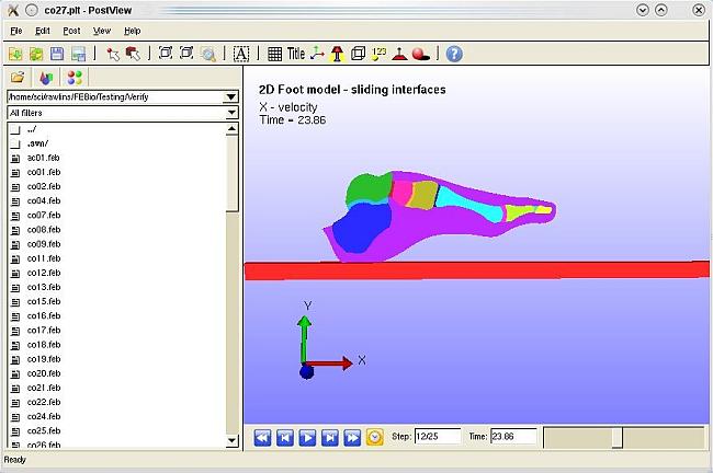 postprocesor systemu FEBio postprocesor systemu FEBio